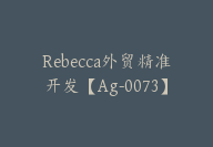 Rebecca外贸精准开发【Ag-0073】-51搞钱网