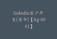 linkedin客户开发(老华)【Ag-0001】-51搞钱网