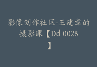 影像创作社区-王建章的摄影课【Dd-0028】-51搞钱网