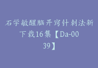 石学敏醒脑开窍针刺法新下载16集【Da-0039】-51搞钱网