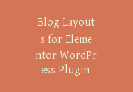 Blog Layouts for Elementor WordPress Plugin v1.7.0-博客布局插件【G-0040】-51搞钱网