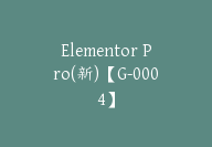 Elementor Pro(新)【G-0004】-51搞钱网