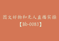 图文好物和无人直播实操【Bb-0083】-51搞钱网